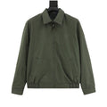 Polo Ralph Lauren Men's Olive Green Harrington Jacket with Tonal Pony Logo