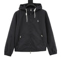 Polo Ralph Lauren Men's Black Hooded Full-Zip Windbreaker