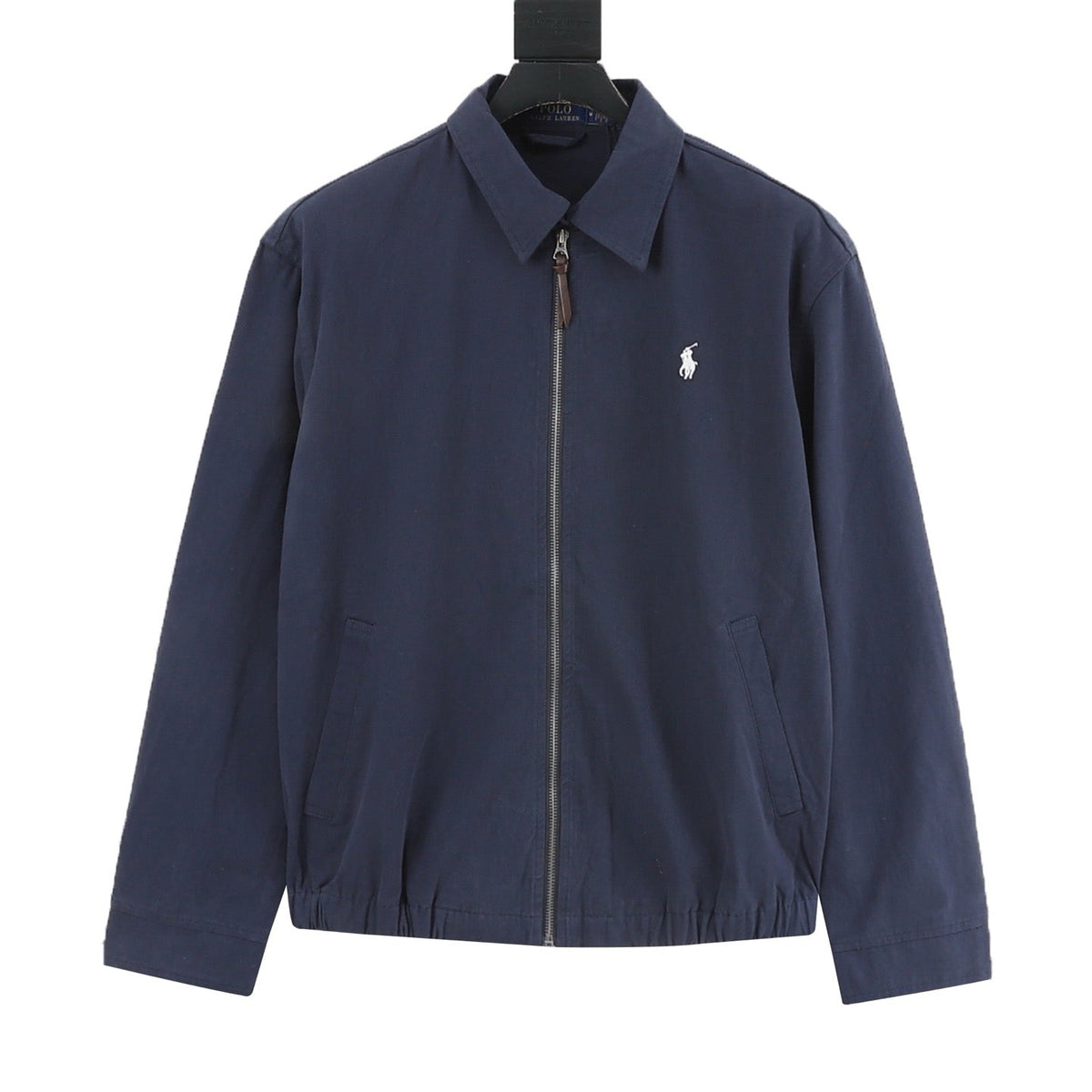Polo Ralph Lauren Men's Navy Bi-Swing Cotton Twill Harrington Jacket