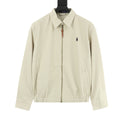 Polo Ralph Lauren Men's Khaki Bi-Swing Cotton Twill Harrington Jacket