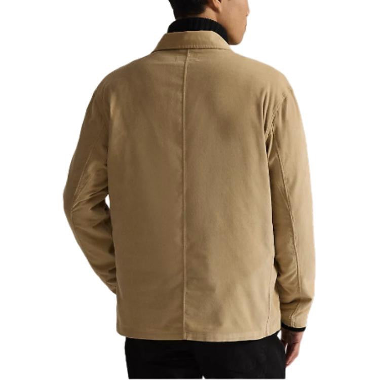 Polo Ralph Lauren Men's Classic-Fit Cotton Shirt Jacket in Khaki