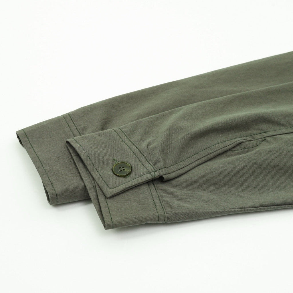 Polo Ralph Lauren Men's Olive Green Harrington Jacket with Tonal Pony Logo