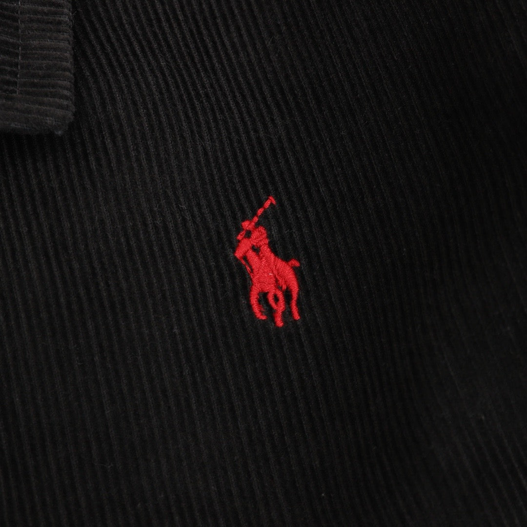 Polo Ralph Lauren Men's Black Classic-Fit Corduroy Harrington Jacket