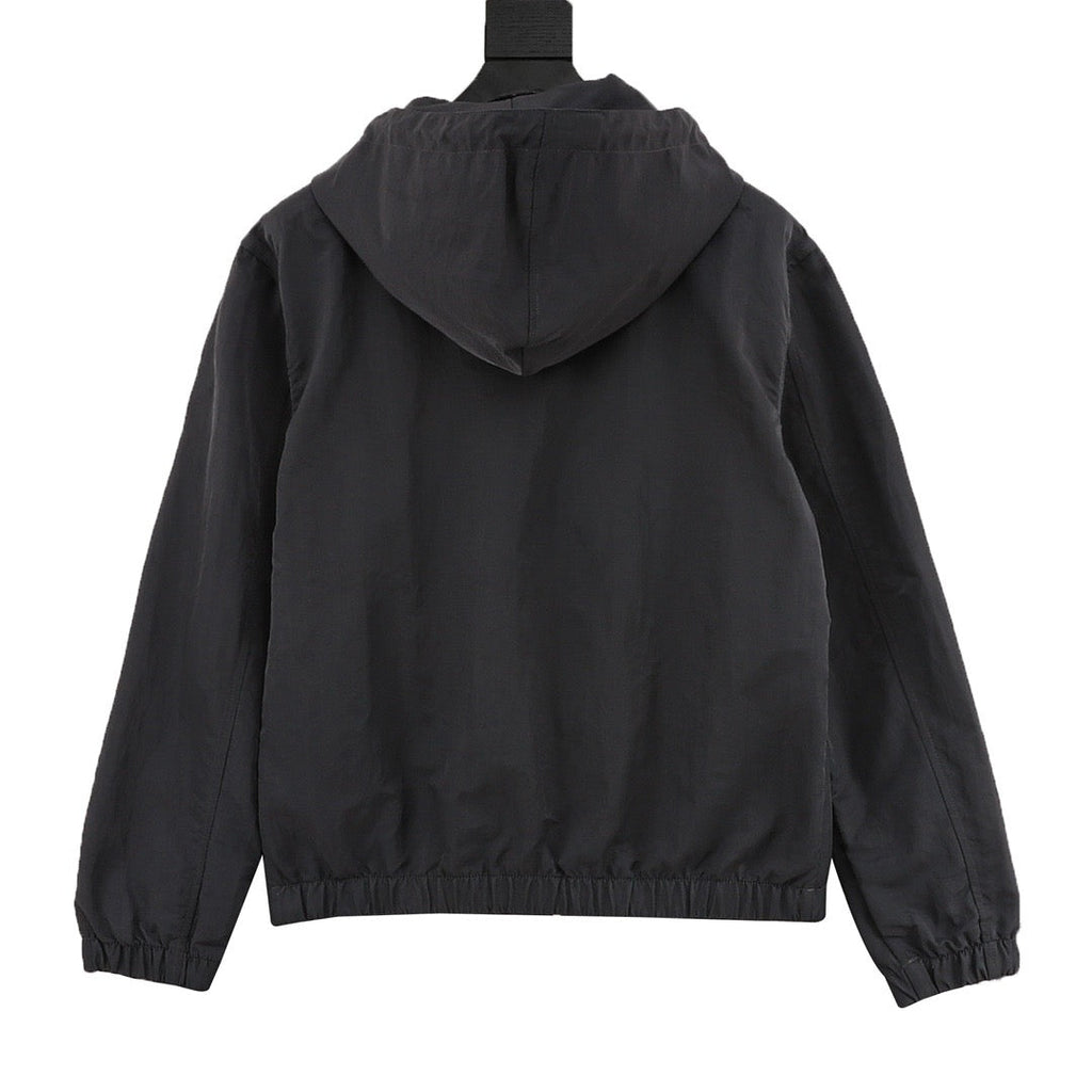 Polo Ralph Lauren Men's Black Hooded Full-Zip Windbreaker