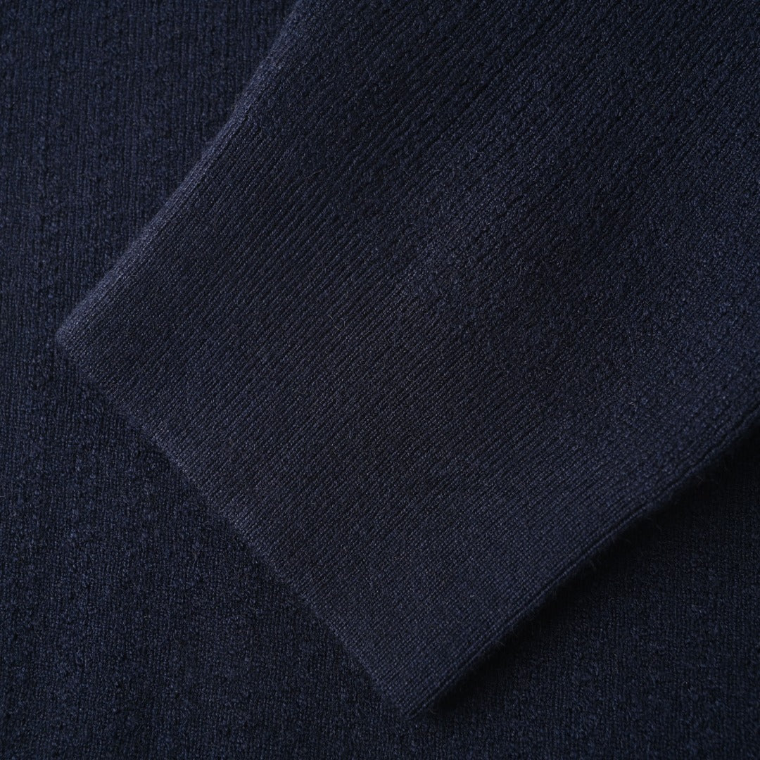 Polo Ralph Lauren Classic‑Fit Navy Crew Neck Knit Sweater
