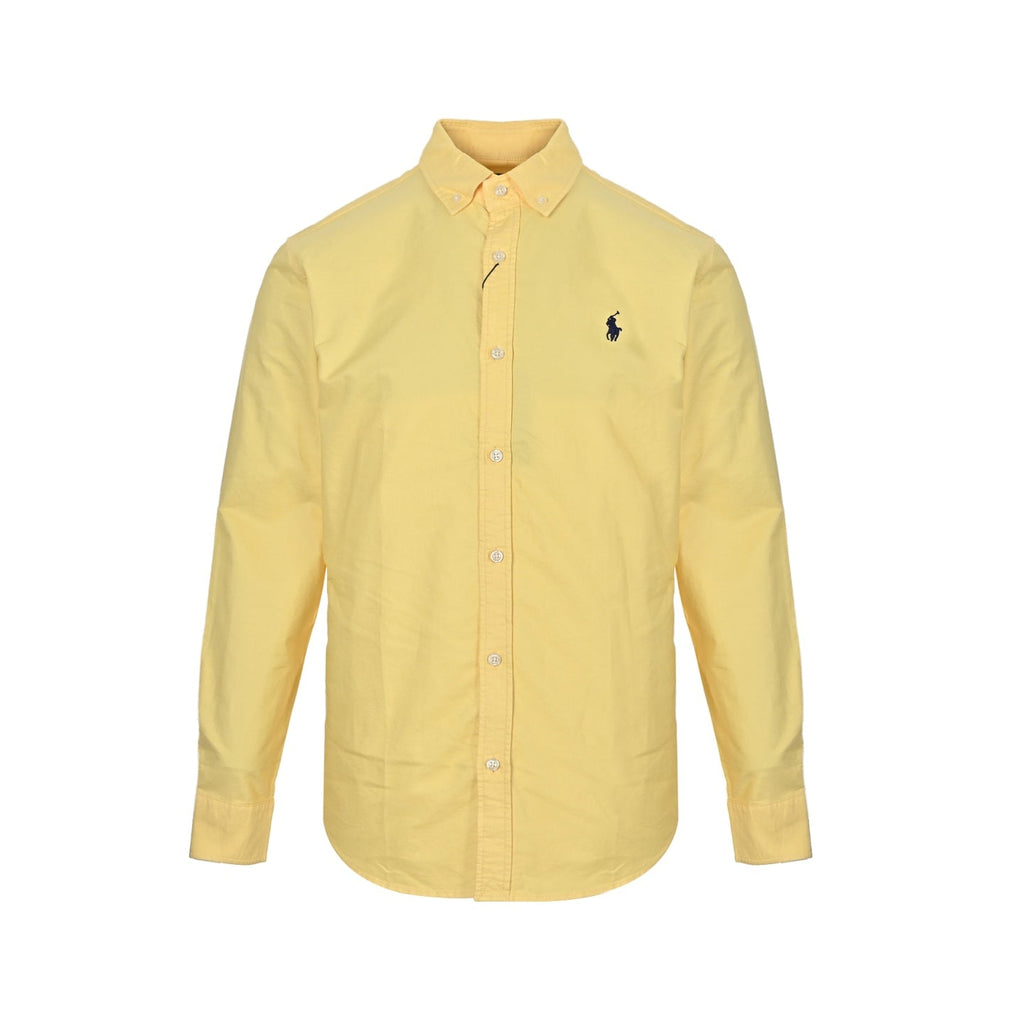 Polo Ralph Lauren Classic‑Fit Series Yellow Oxford Long Sleeve Shirt