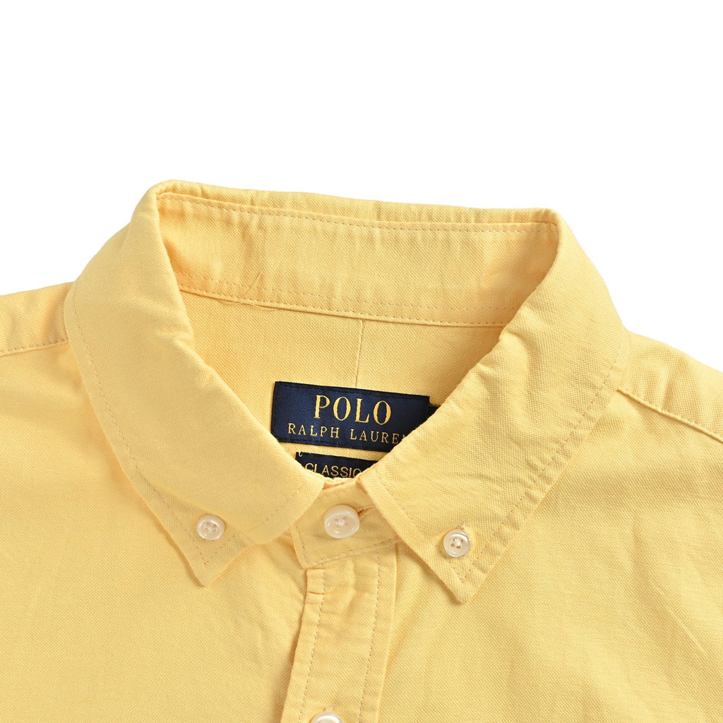 Polo Ralph Lauren Classic‑Fit Series Yellow Oxford Long Sleeve Shirt