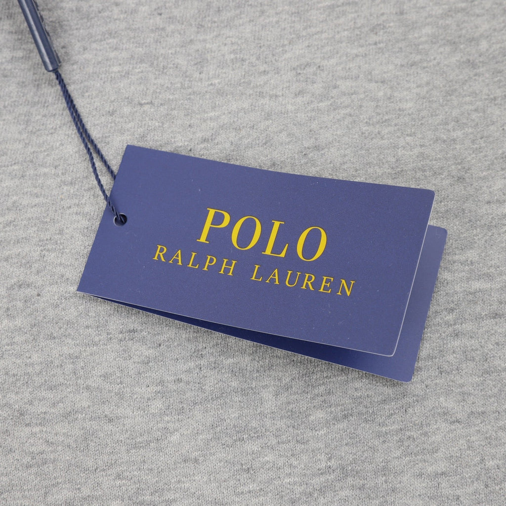 Polo Ralph Lauren Classic‑Fit Heather Gray Wide‑Leg Fleece Sweatpants