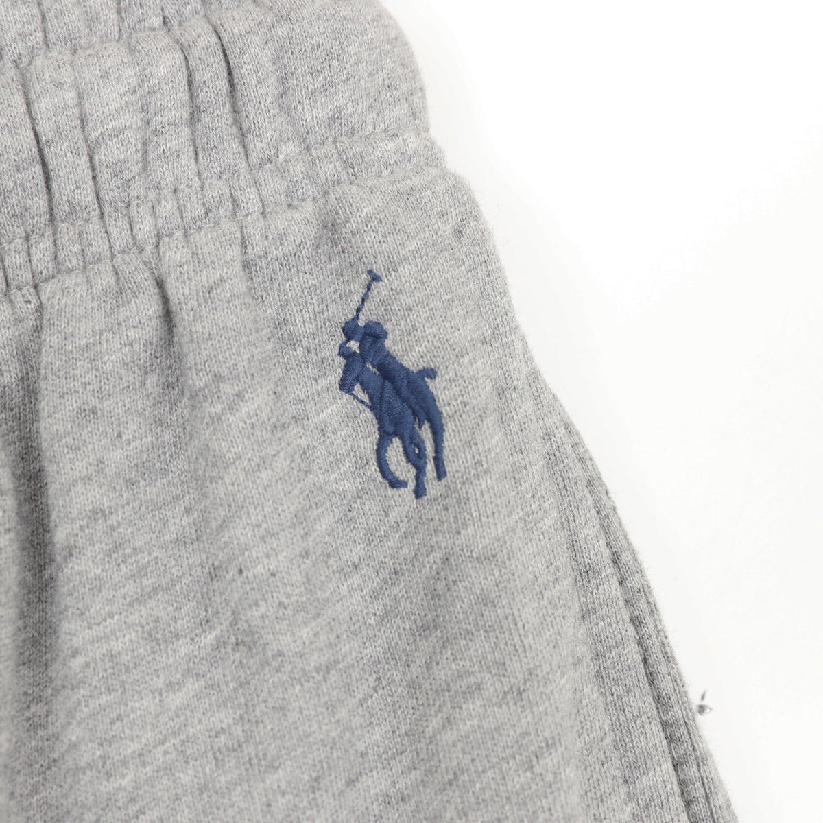 Polo Ralph Lauren Classic‑Fit Heather Gray Wide‑Leg Fleece Sweatpants