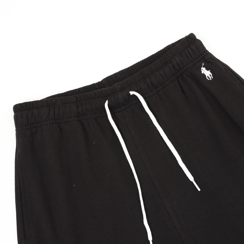 Polo Ralph Lauren Classic‑Fit Black Wide‑Leg Fleece Sweatpants