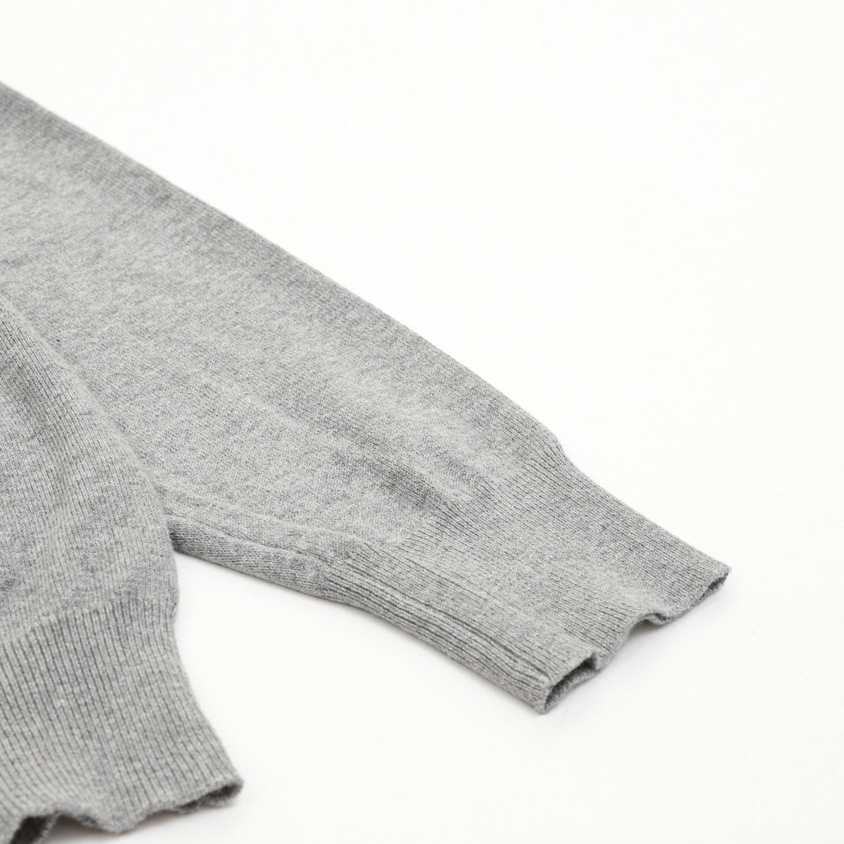 Polo Ralph Lauren Classic‑Fit Heather Gray Knit Long Sleeve Polo Shirt