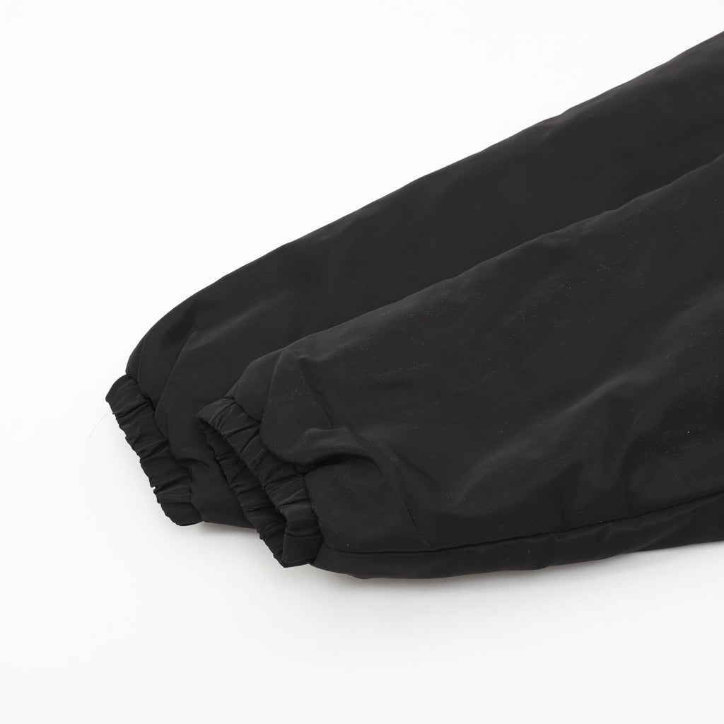 Saint Laurent Paris Stand‑Collared Padded Jacket Black