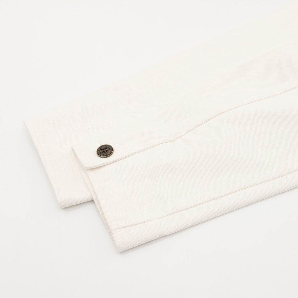 Louis Vuitton Paris Logo Print Workwear Overshirt Off‑White