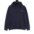 Louis Vuitton Logo Embroidery Pullover Hoodie Navy