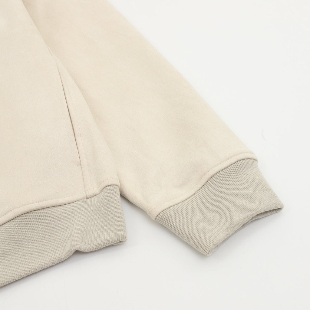 Louis Vuitton Paris Embroidered Suede‑Effect Bomber Jacket Off‑White
