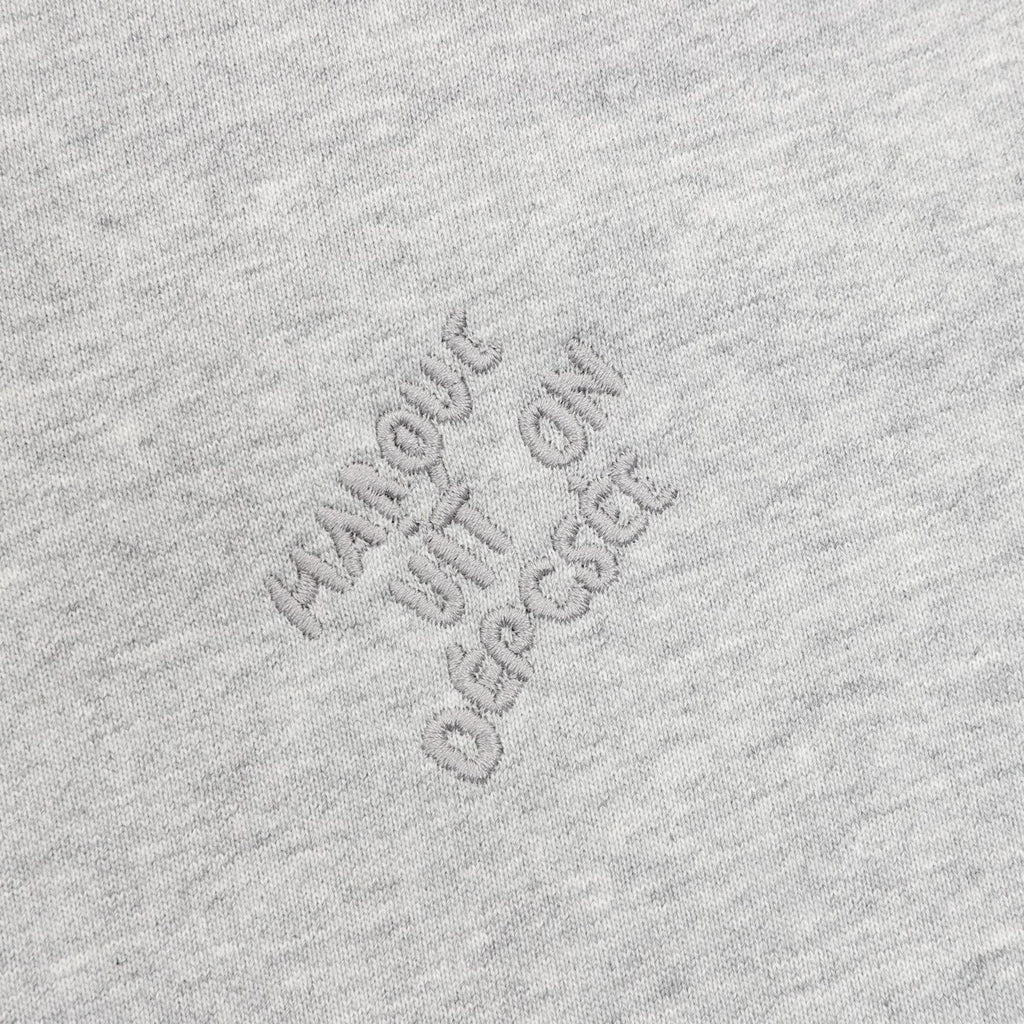 Louis Vuitton Pearl‑Drawstring Zipper Hooded Jacket Heather Gray
