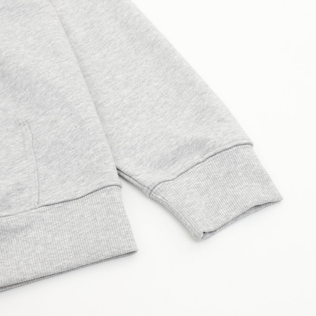 Louis Vuitton Pearl‑Drawstring Zipper Hooded Jacket Heather Gray