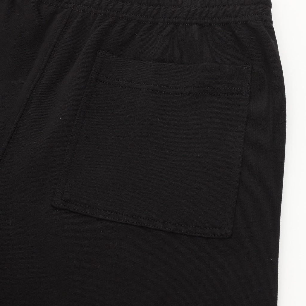 Burberry Equestrian Knight Logo Black Wide Leg Sweatpants