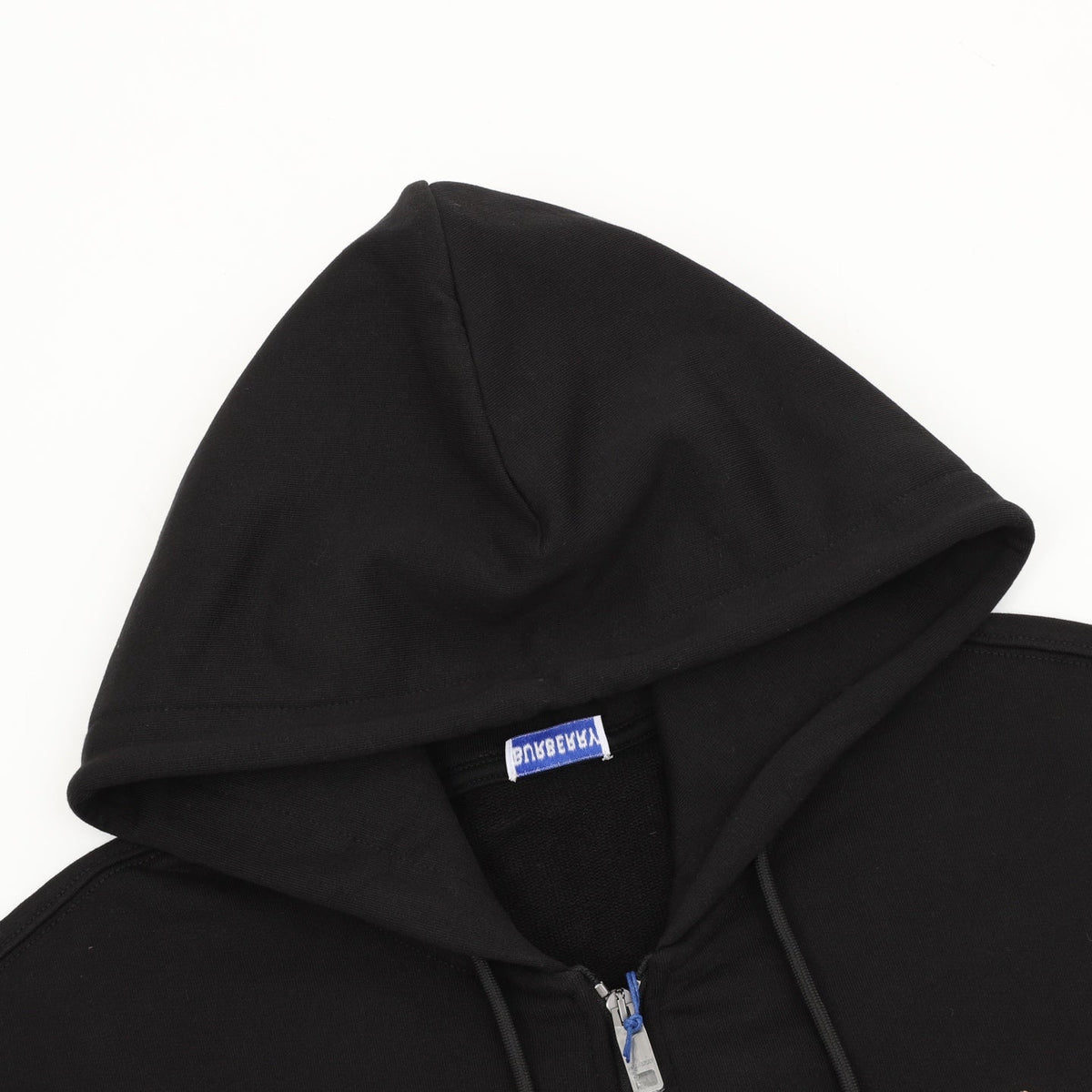 Burberry Equestrian Knight Logo Black Full Zip Hoodie