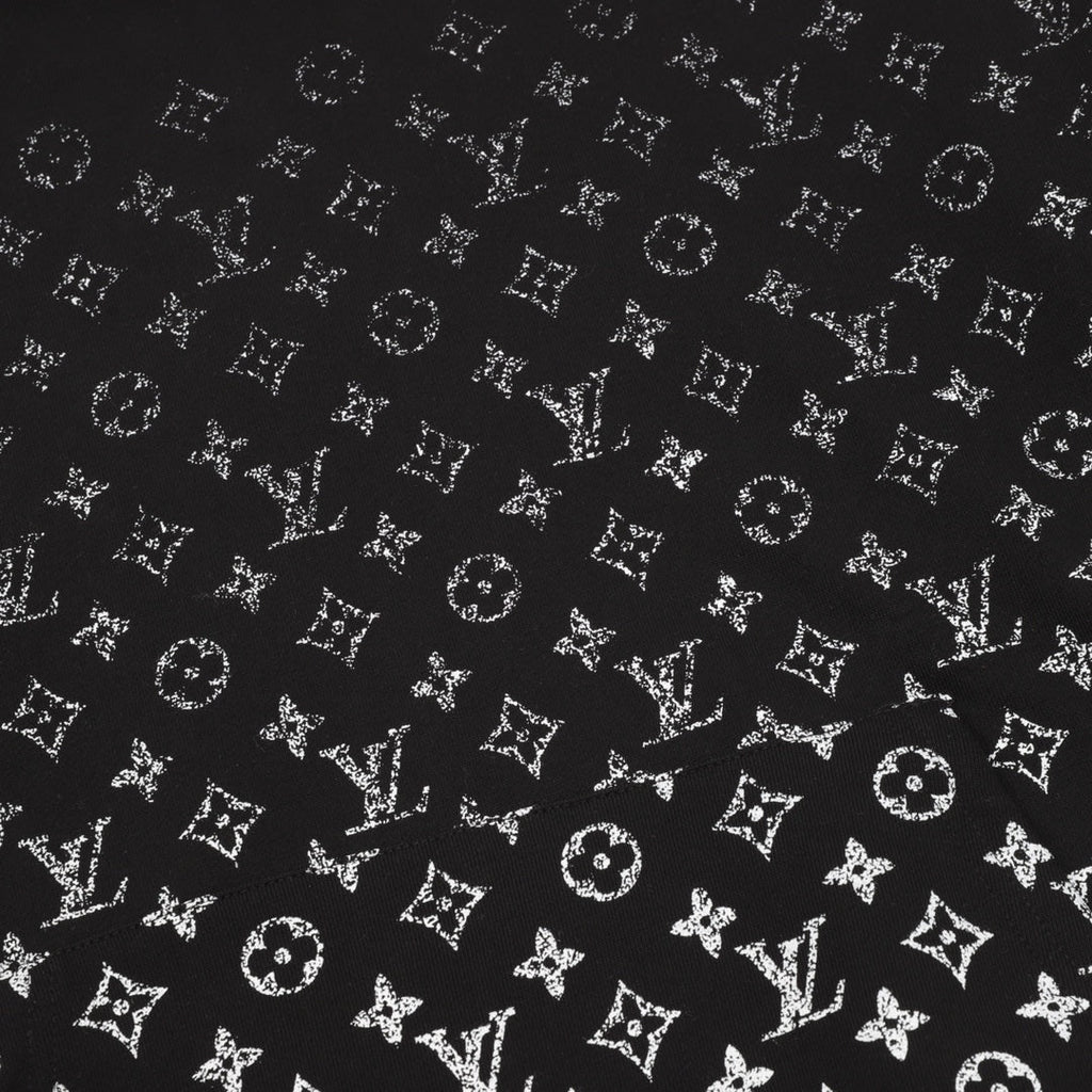 Louis Vuitton Gradient Monogram Print Hoodie Black