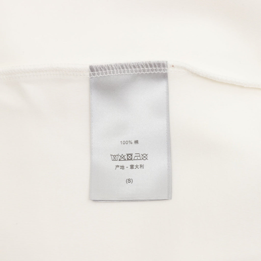 Dior Clover Embroidered Crew Neck Sweatshirt Off White