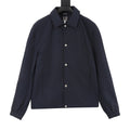 Dior Oblique Jacquard Coach Jacket Navy Blue