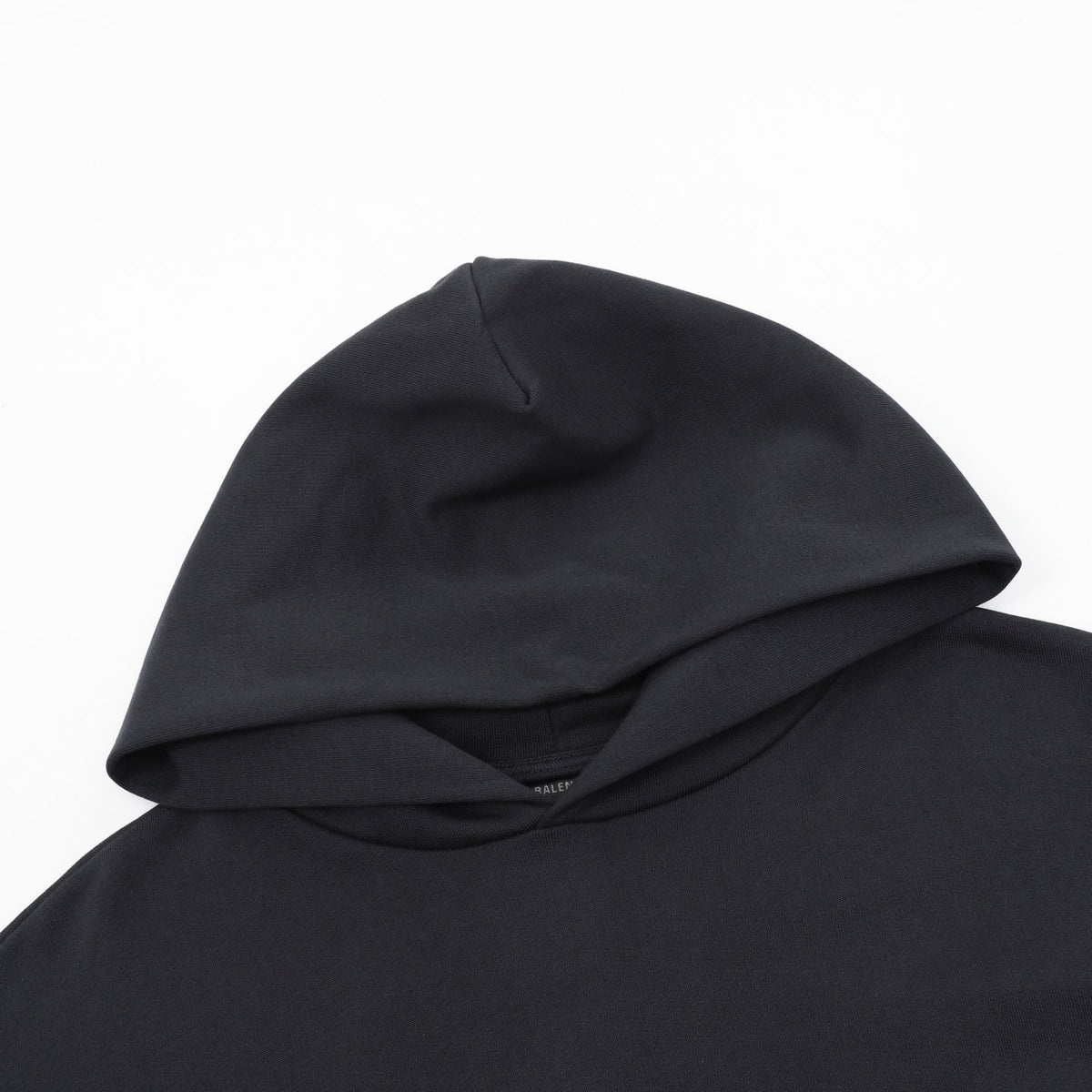 Balenciaga 3B Sports Icon Series Black Embroidered Logo Hoodie