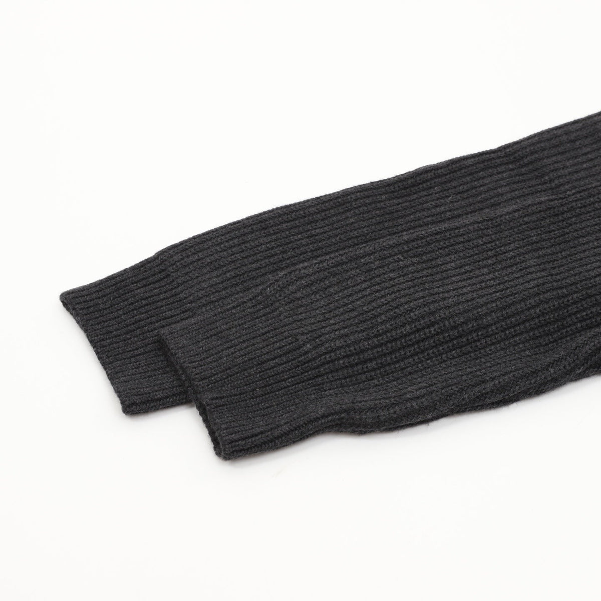 Gucci Logo Jacquard Ribbed Crew Neck Wool Sweater Dark Grey