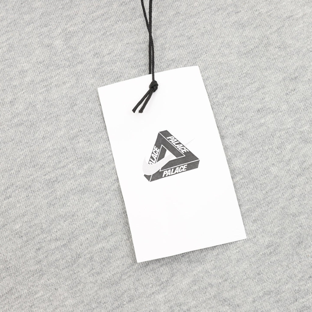 Nike x Palace Triangle Logo Pullover Hoodie Heather Grey（