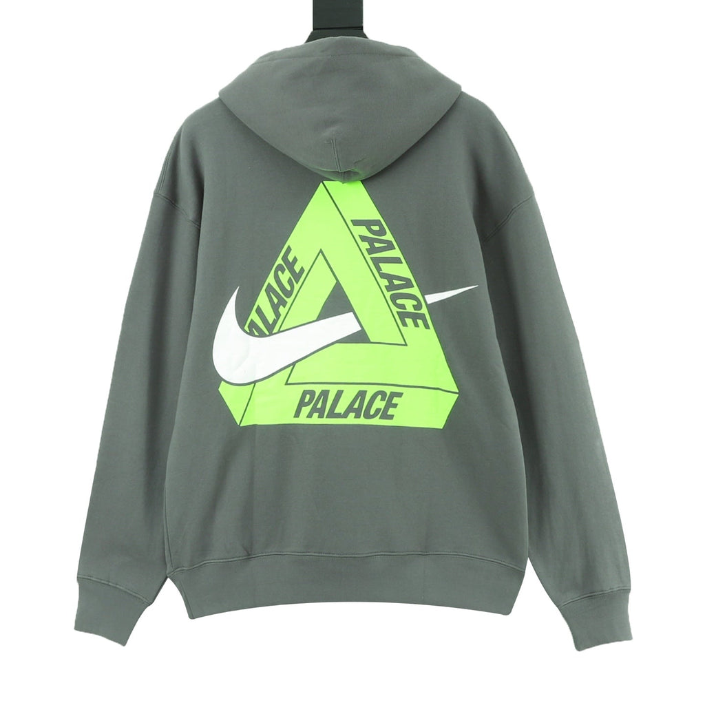Nike x Palace Triangle Logo Pullover Hoodie Grey