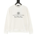 Balenciaga Bad Poker Player Series White Crew Neck Sweatshirt