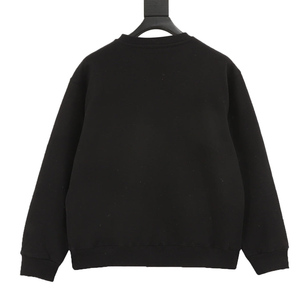 Balenciaga Bad Poker Player Series Black Crew Neck Sweatshirt