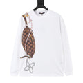 Louis Vuitton Handbag Graphic Print Long Sleeve T-shirt White