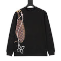 Louis Vuitton Handbag Graphic Print Long Sleeve T-shirt Black