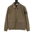 Stone Island Khaki Zip Up Field Jacket