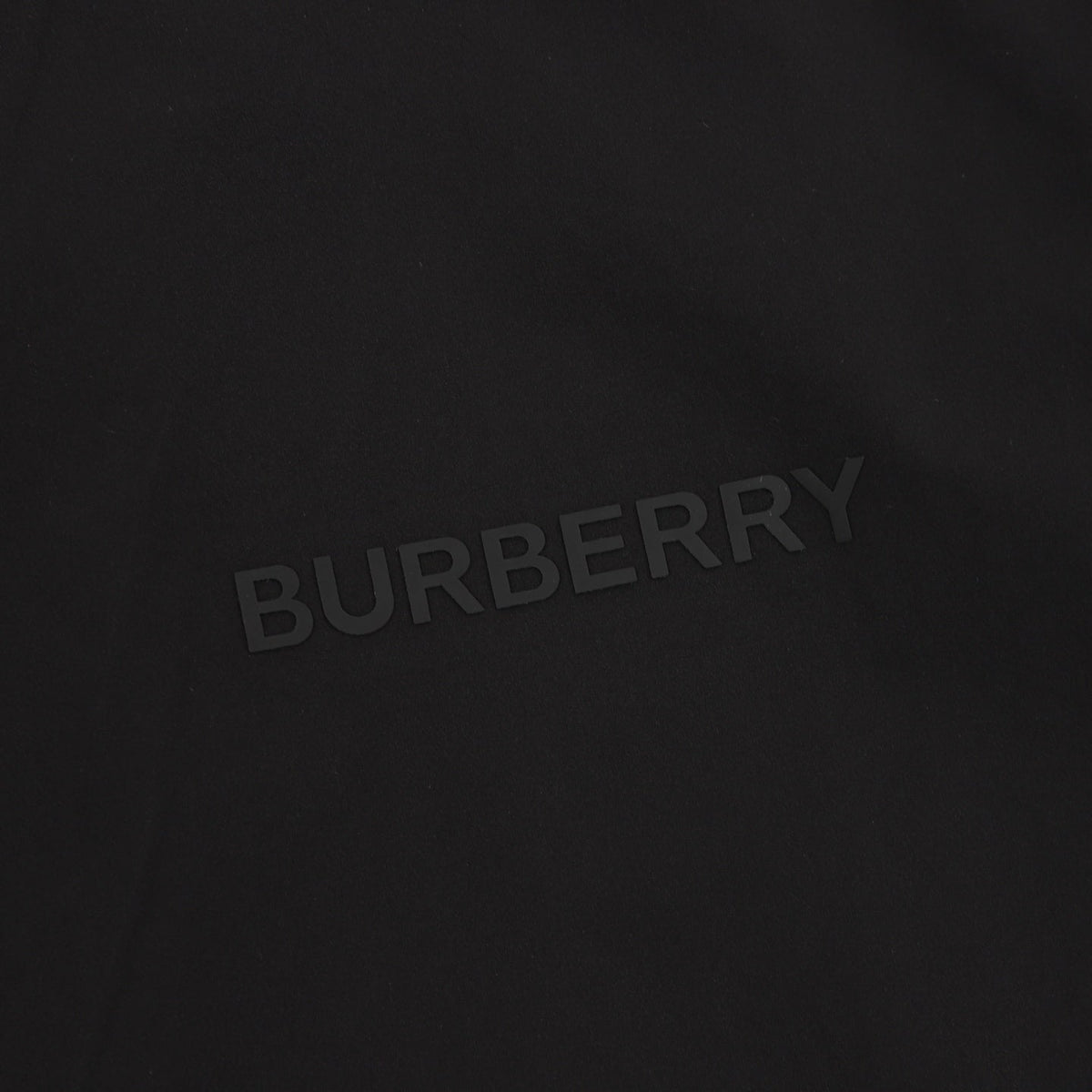 Burberry Logo Black Hooded Windbreaker Jacket