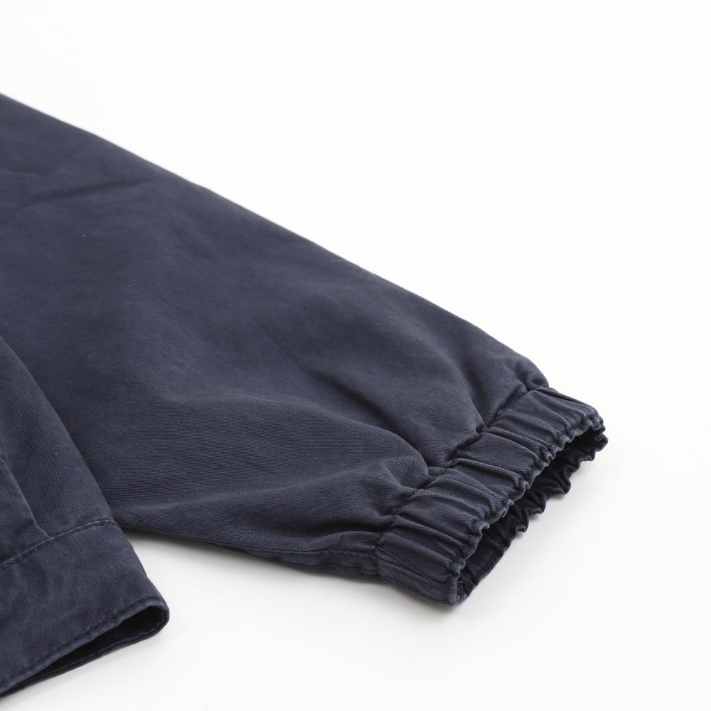 Miu Miu Gradient Washed Logo Embroidery Work Jacket Navy