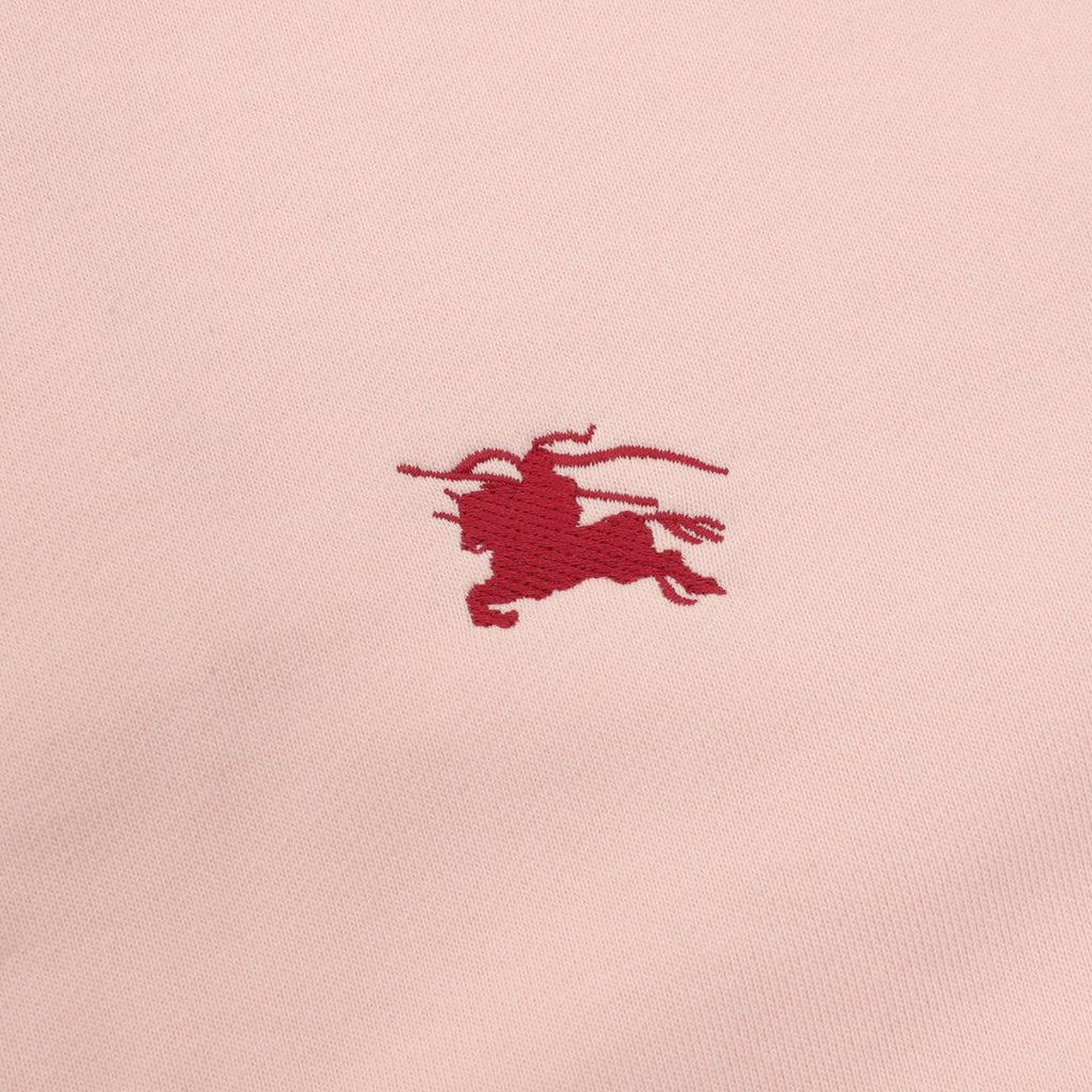 Burberry Equestrian Knight Logo Pink Full Zip Hoodie