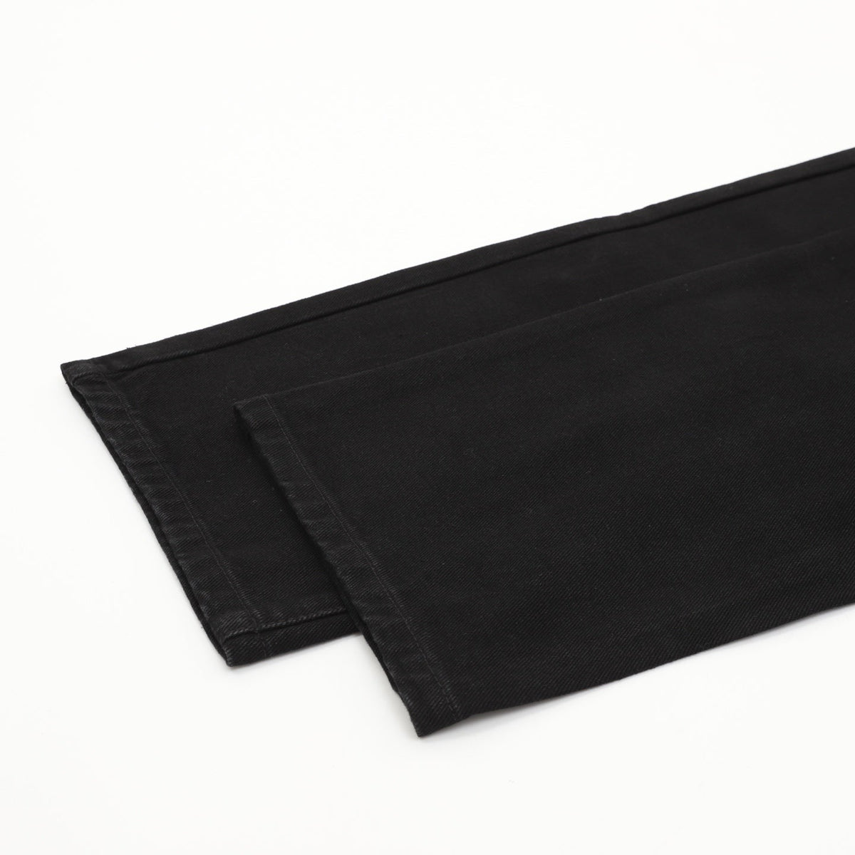 Balenciaga BB Logo Wide Leg Denim Jeans Black