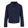 Louis Vuitton Dark Blue Monogram Embossed Denim Jacket
