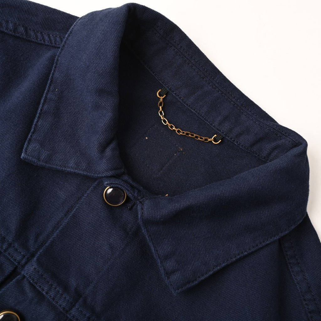 Louis Vuitton Dark Blue Monogram Embossed Denim Jacket