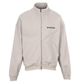 Balenciaga Off White Logo Full Zip Stand Collar Sweatshirt