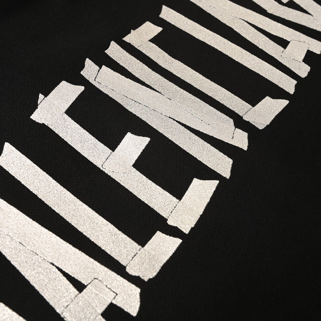 Balenciaga Black BB Logo Full Zip Hooded Sweatshirt