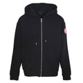 Canada Goose Black Arctic Program Patch Full Zip Hoodie