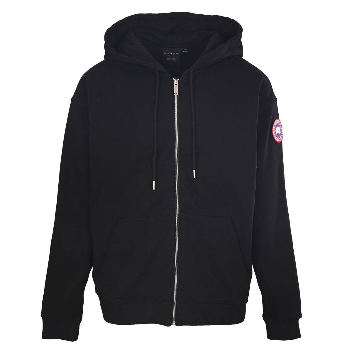 Canada Goose Black Arctic Program Patch Full Zip Hoodie