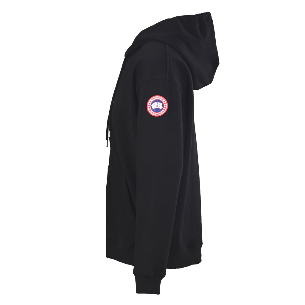 Canada Goose Black Arctic Program Patch Full Zip Hoodie