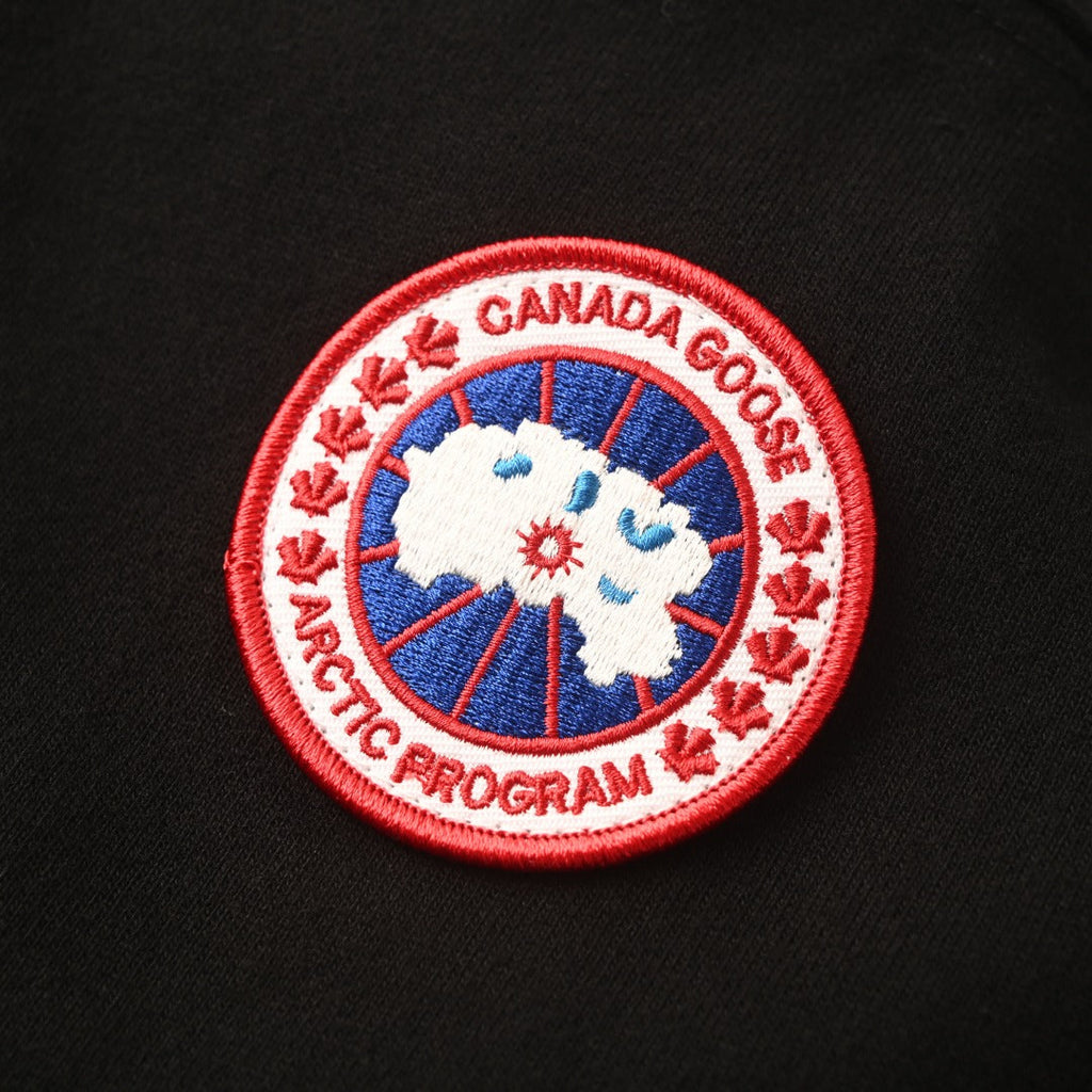 Canada Goose Black Arctic Program Patch Full Zip Hoodie