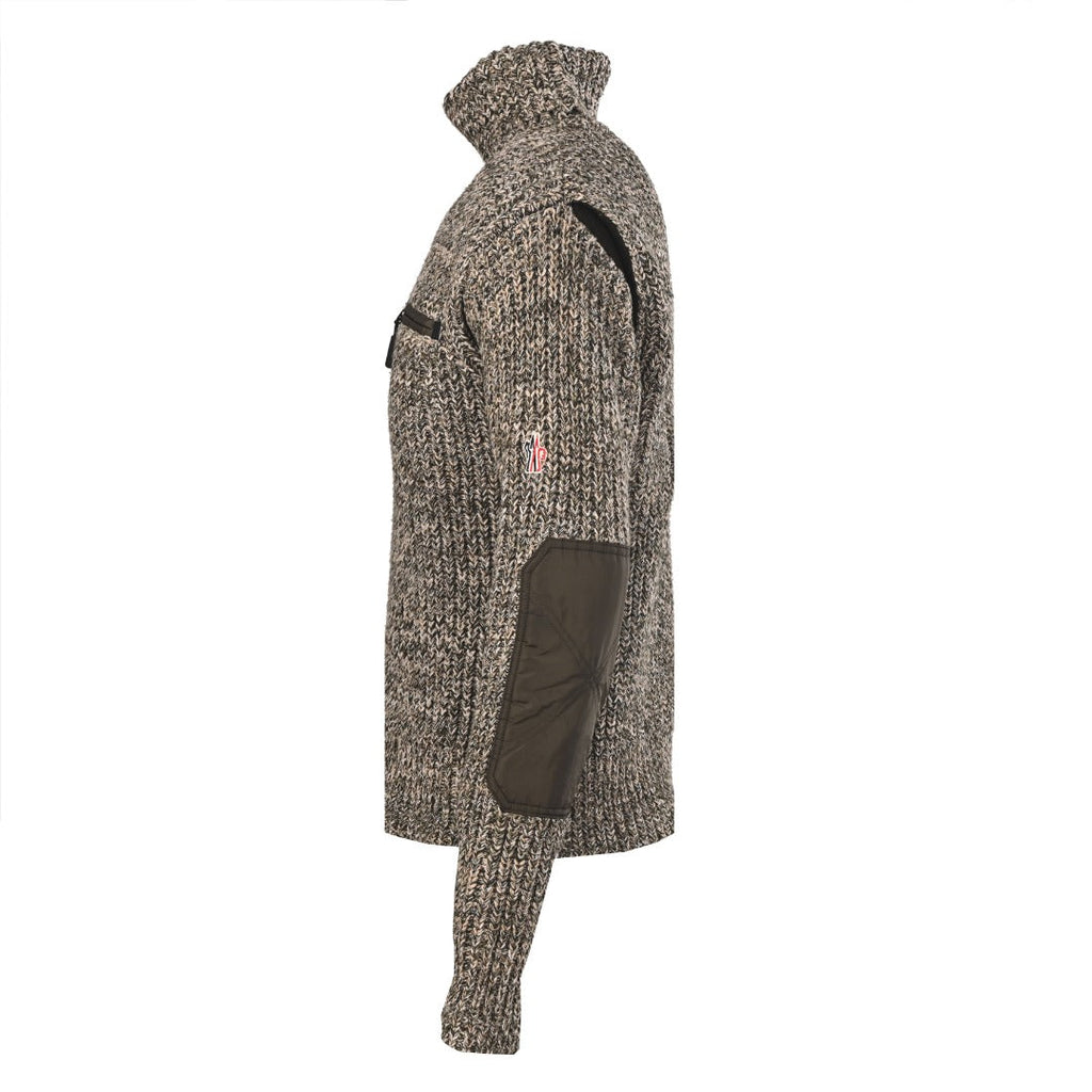 Moncler Grenoble Marled Knit Turtleneck Sweater