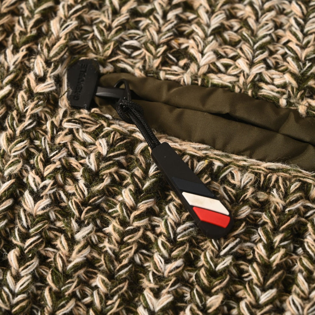 Moncler Grenoble Marled Knit Turtleneck Sweater