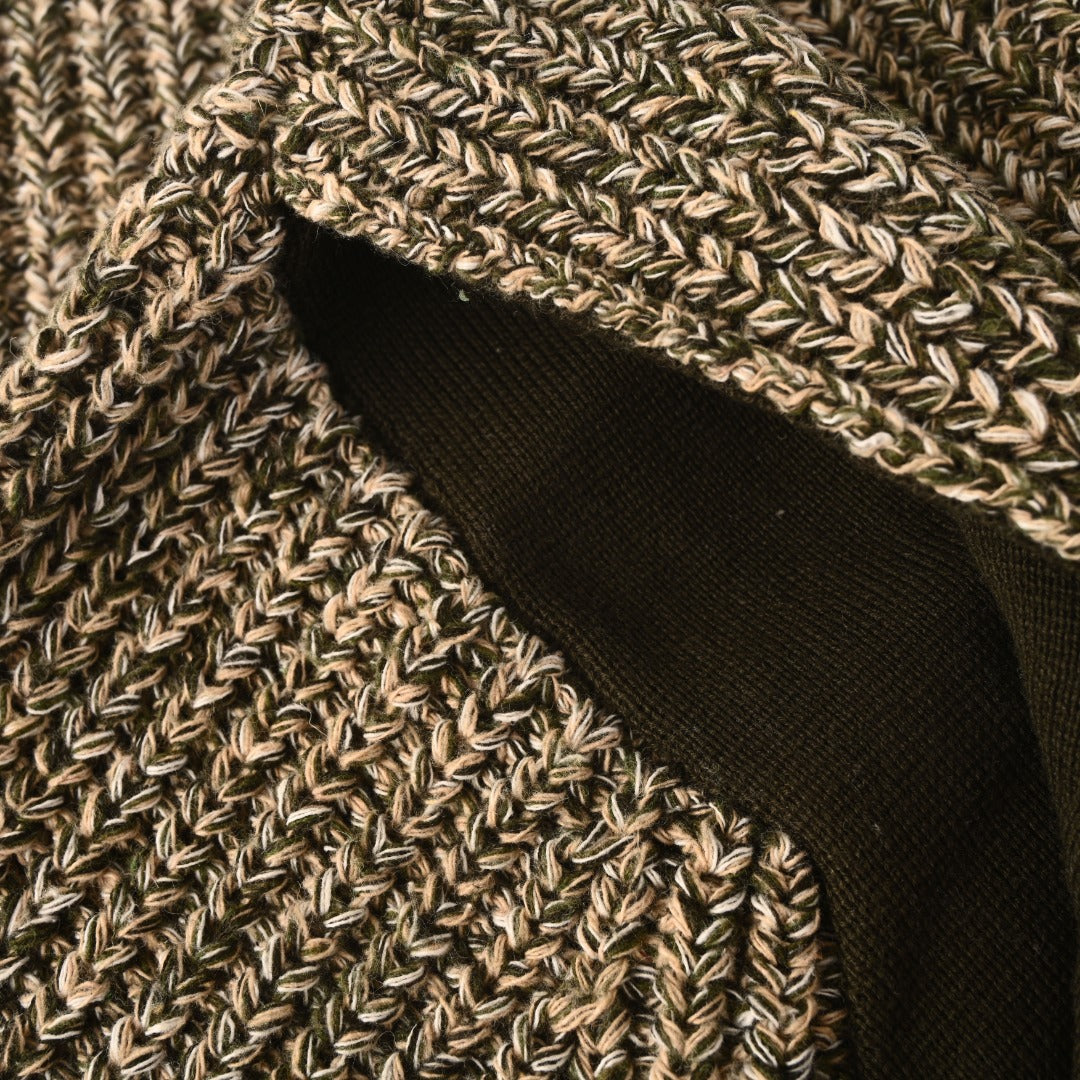 Moncler Grenoble Marled Knit Turtleneck Sweater